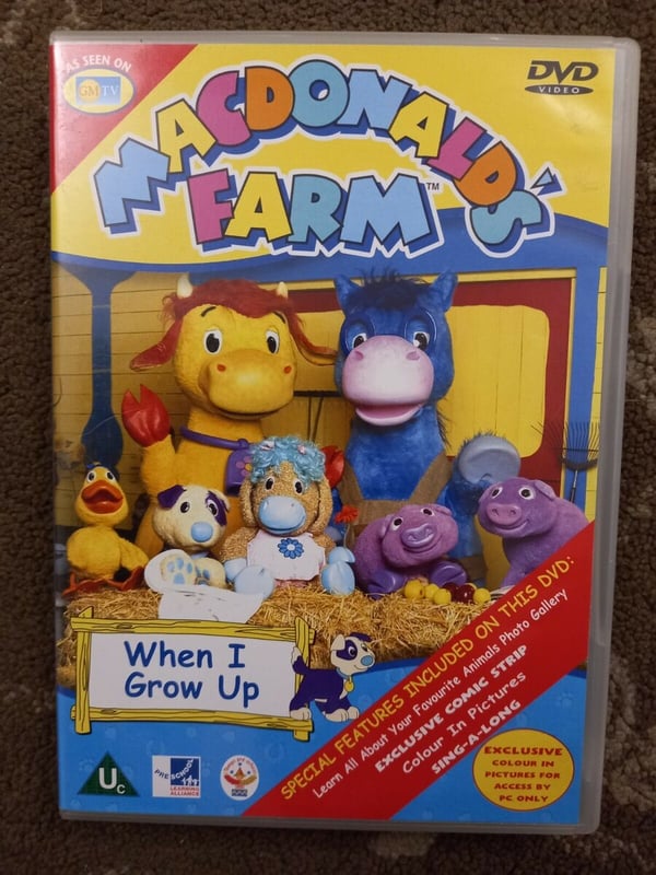 Macdonald's Farm: Kun Minusta Tulee Iso – Lasten DVD