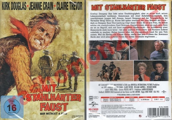 MAN WITHOUT A STAR (1955) - Kirk Douglas, King DVD
