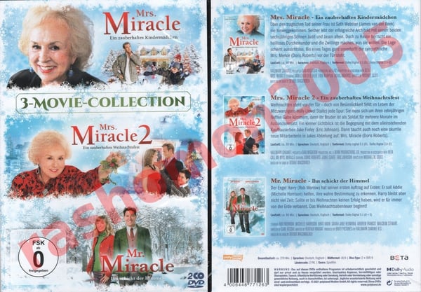 Mrs Miracle 1+2 & Mr Miracle – DVD-boks