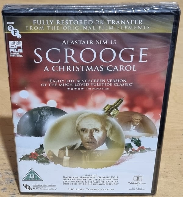 Scrooge A Christmas Carol - Renown Pictures 2K Transfer + Farge DVD