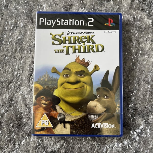 Shrek 2 Play 2 Com Capa E Pôster Ps2
