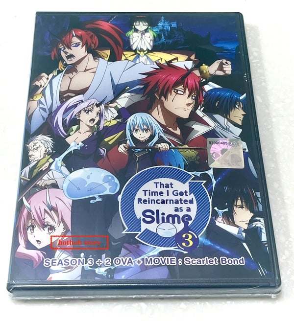 That Time I Got Reincarnated as a Slime: Sæson 3 + OVA + Film (Engelsk dub) DVD