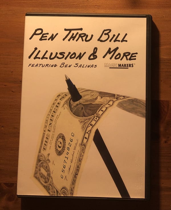 Ben Salinas - Pen Thru Bill Illusions DVD