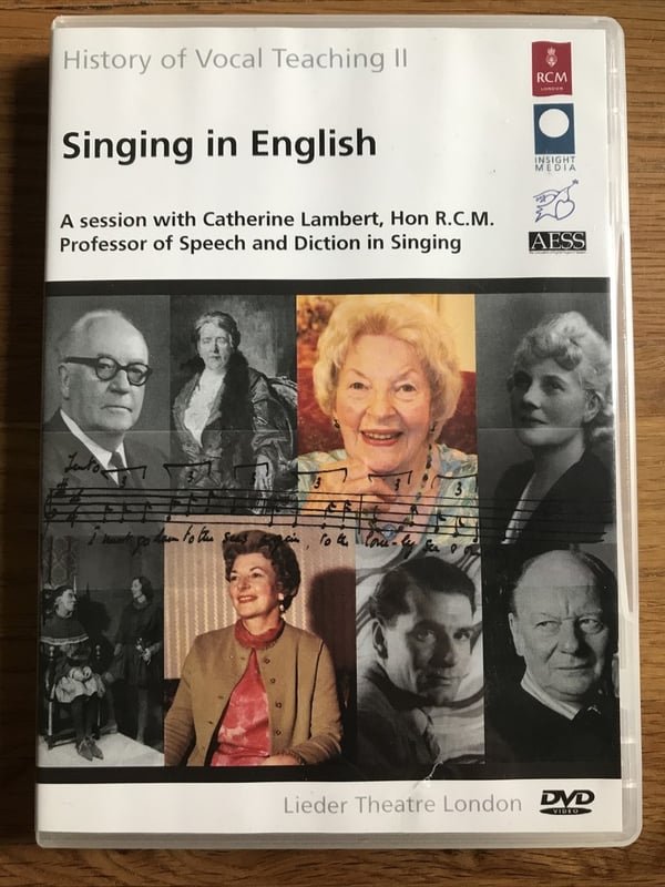 History Of Vocal Teaching: Singing In English (DVD)