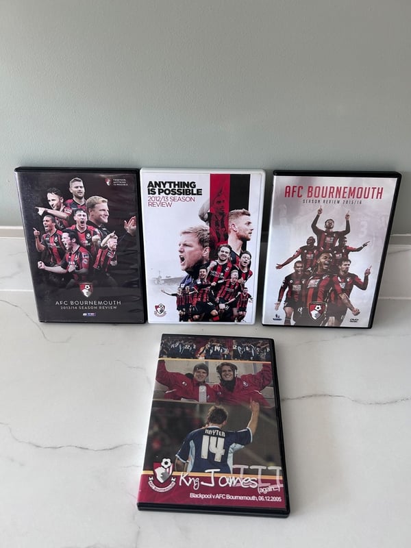 AFC Bournemouth Sesonggjennomganger DVD (2012-2016)