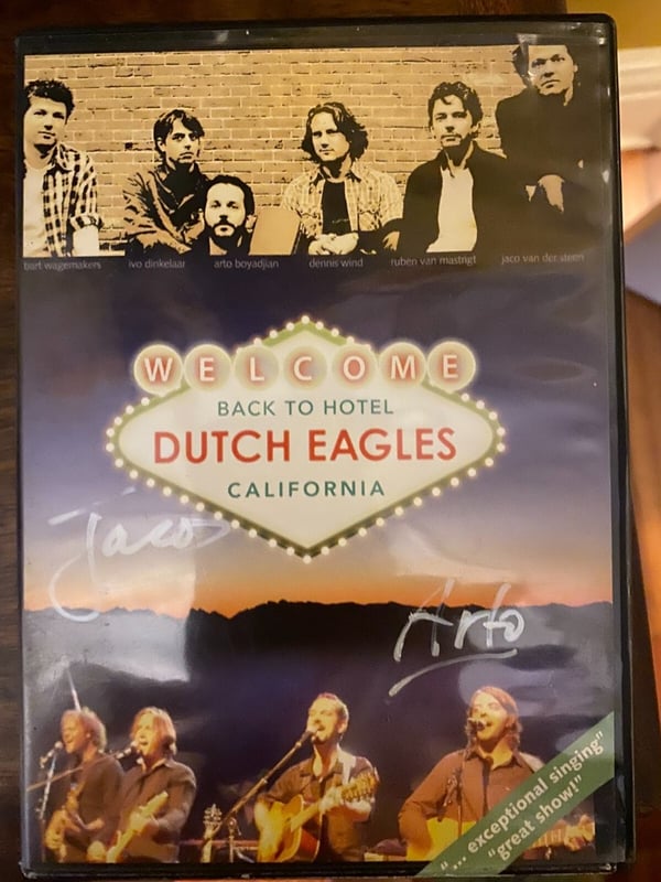 Dutch Eagles Back to the Hotel California SIGNERET DVD