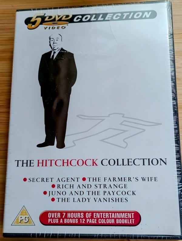 Alfred Hitchcock Collection (5xDVD) – Forseglet