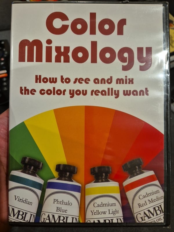 Color Mixology Art Learn to Paint DVD – Olje, Akryl