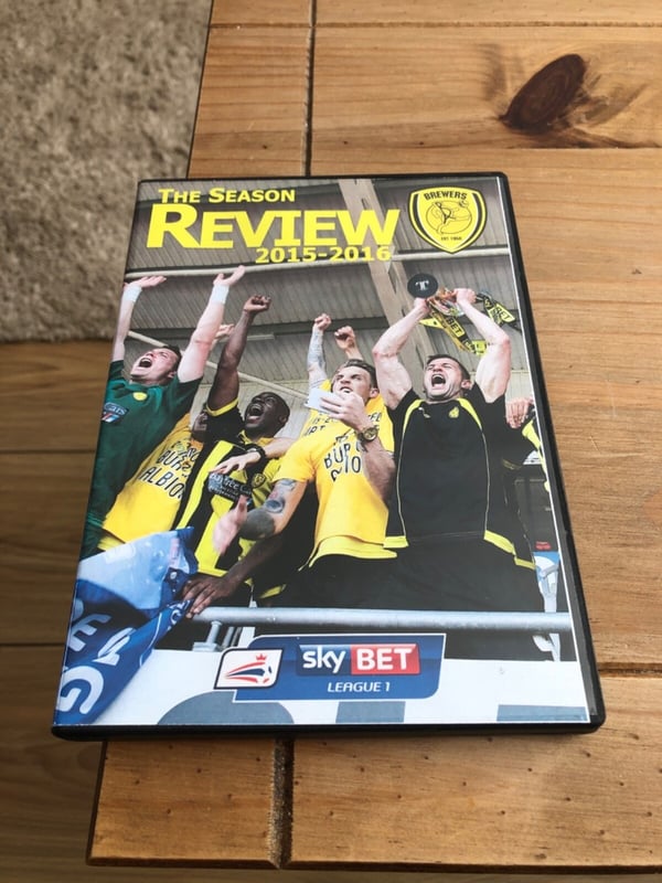 Burton Albion Sæsonanmeldelse 2015/16 DVD Burton Albion Sæsonanmeldelse 2015/16 DVD