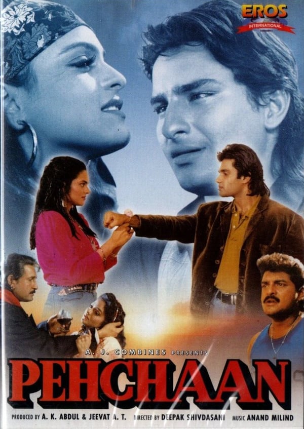 PEHCHAAN - Bollywood-film med Sunil Shetty og Saif (DVD)