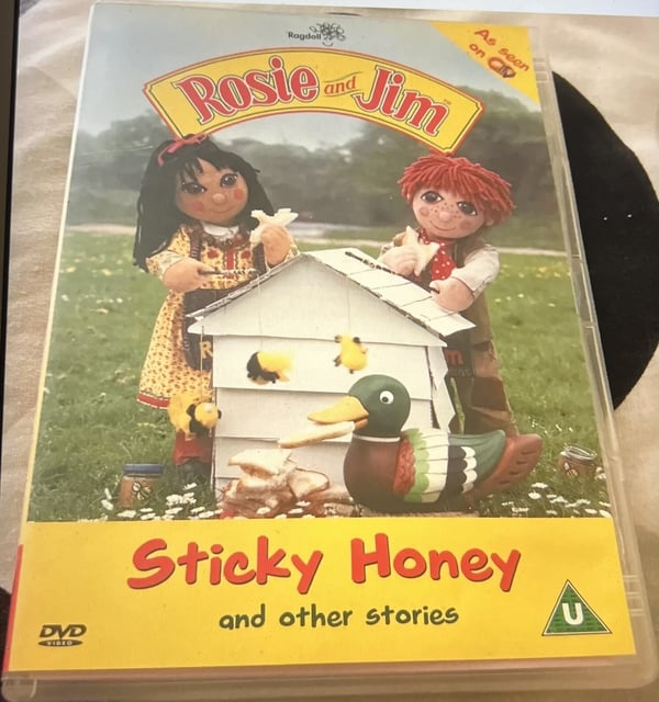 Rosie and Jim Sticky Honey DVD - Harvinainen lastenohjelma Rosie and Jim Sticky Honey DVD - Harvinainen lastenohjelma