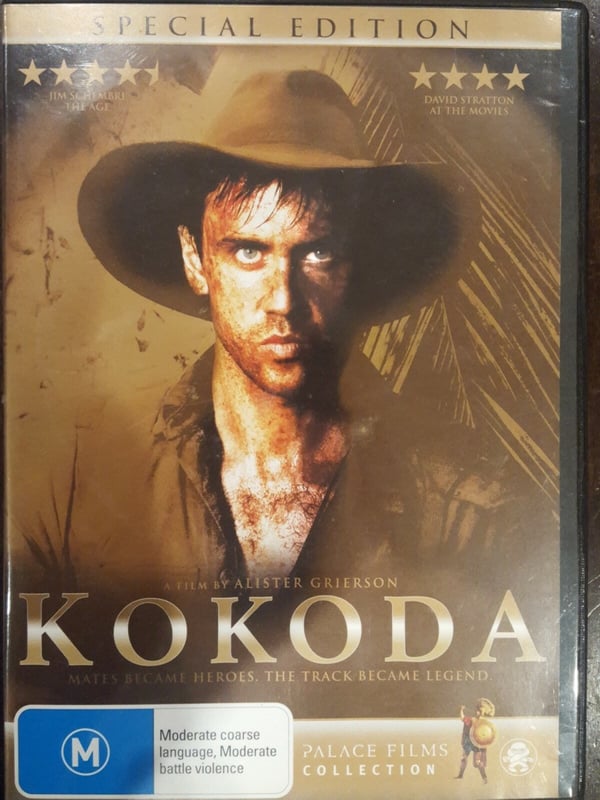Kokoda: Spesialutgave med Mel Gibson (Australsk Krigsdrama DVD)