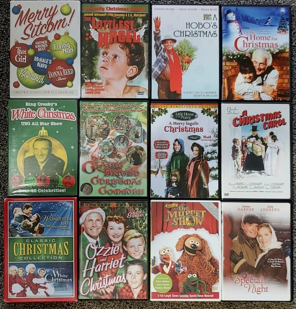 Klassisk Jul: Muppets, Lille Hus på Prærien, White Christmas – 12 DVD-boks