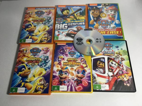Nickelodeon Paw Patrol Bundle x Lot 6 (+1 bonus DVD Brand New