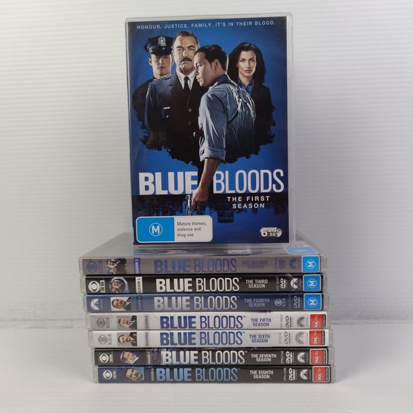 Blue Bloods: Sæson 1-8 Box Set - Tom Selleck & Donnie Wahlberg DVD