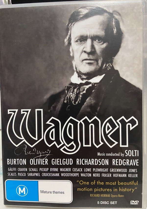 Richard Wagner (1983) med Richard Burton – Biografisk DVD