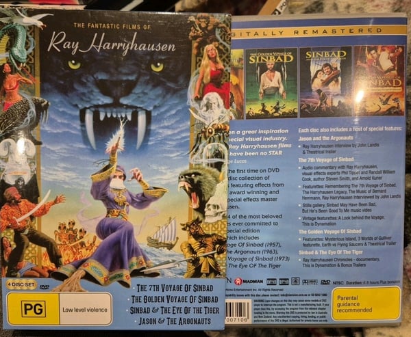 Ray Harryhausens Fantastiske Film Box Set: Sinbad & Eye of the Tiger DVD