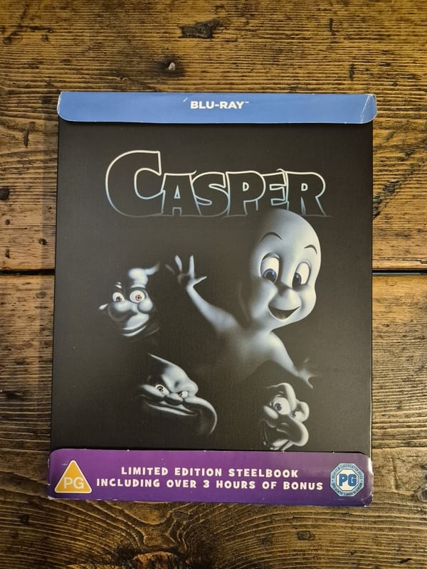 Casper Steelbook Blu-ray (1995) - Sis. prequel & piirrettyjä