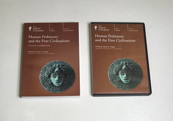 The Great Courses: Menneskelig forhistorie & første civilisationer med guidebog (DVD)
