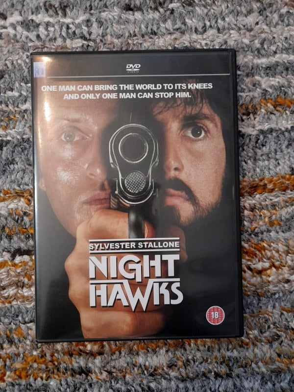 Nighthawks (1981) med Sylvester Stallone & Rutger Hauer (DVD)