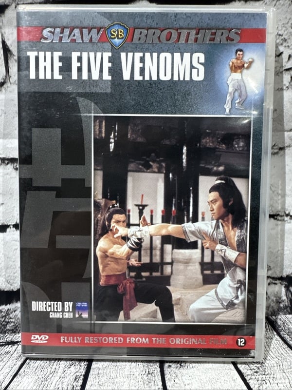 The Five Venoms: Shaw Brothers Kung Fu Martial Arts DVD