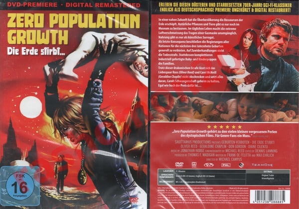 ZPG: Zero Population Growth - Oliver Reed Sci-Fi DVD (1972)