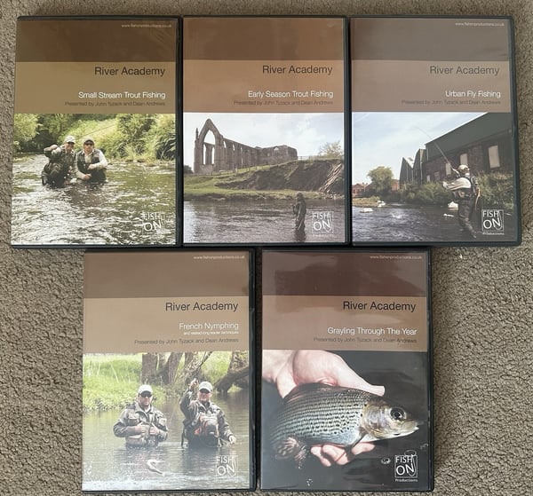 Fish On River Academy: Fluefiske Fem Sett DVD