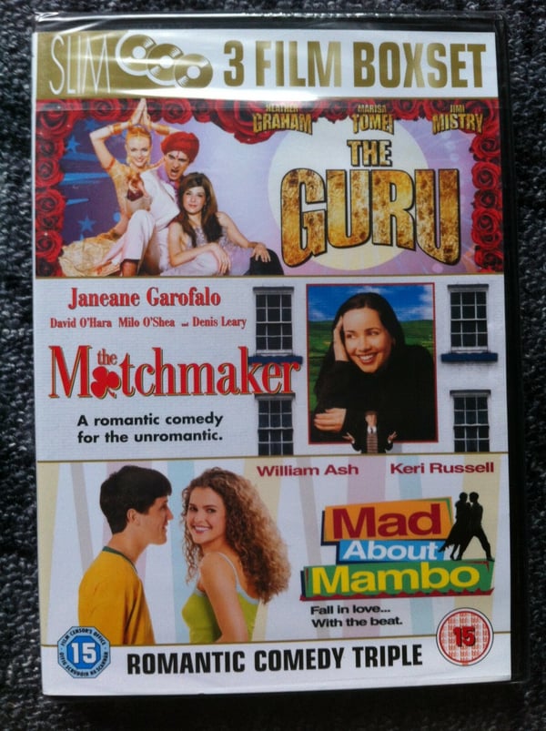 The Guru, The Matchmaker & Mad About Mambo - UK DVD Box