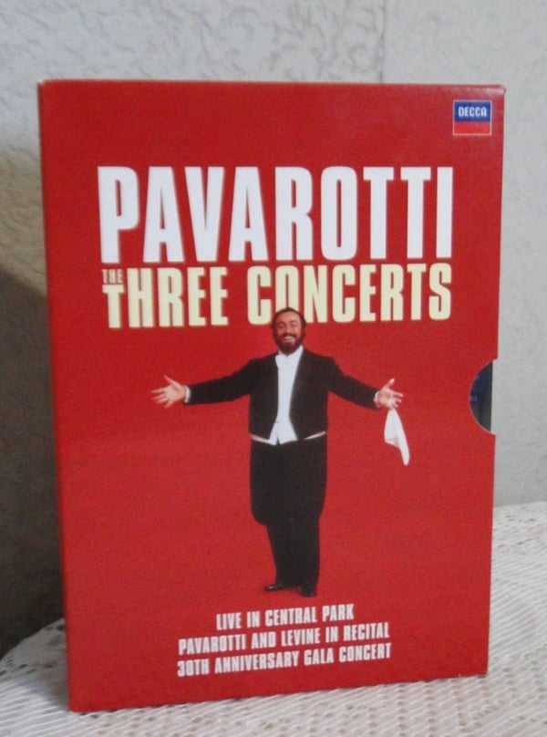 Pavarotti: The Three Concerts Recital Gala – Decca Box Set 3 DVD
