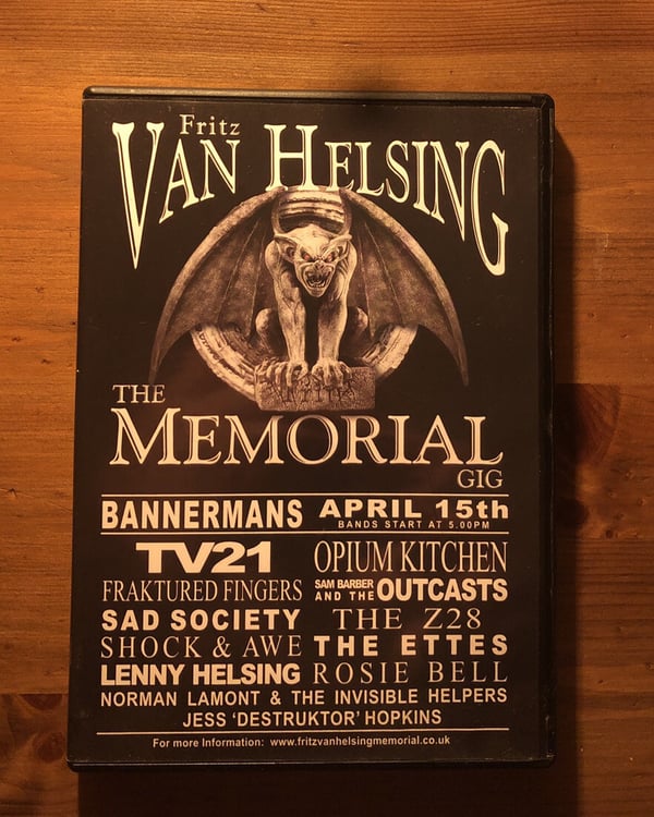 Fritz Van Helsing - The Memorial Gig (2012) – Live DVD fra Edinburgh