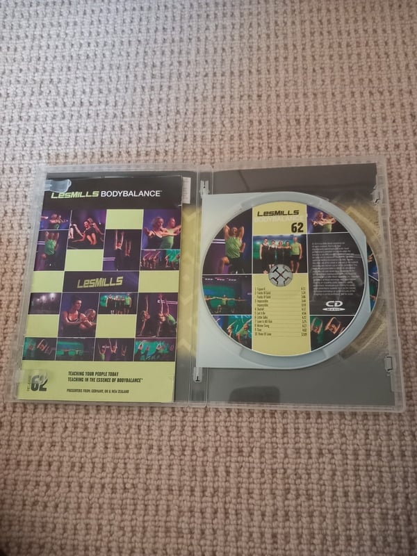Les Mills Body Balance 62: CD, notater & DVD