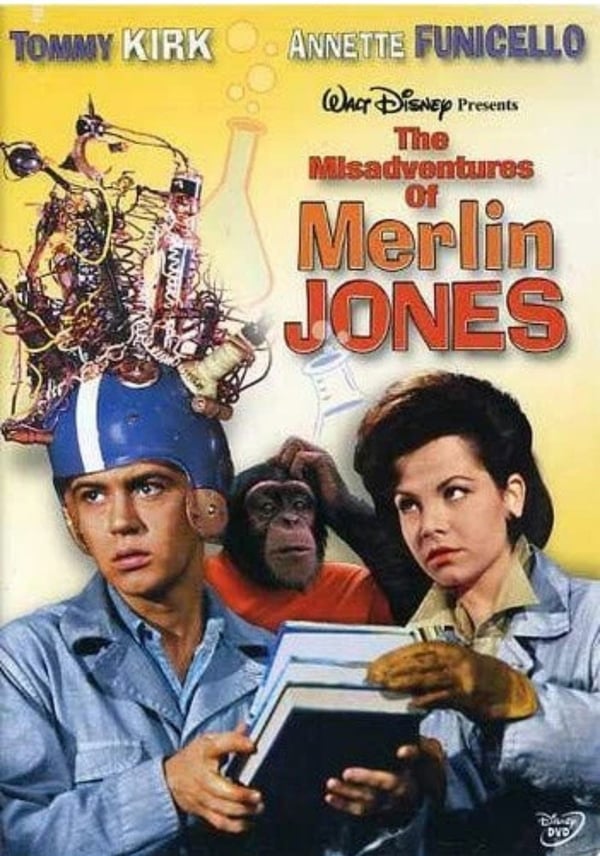 The Misadventures Of Merlin Jones (Tommy Kirk) DVD:llä