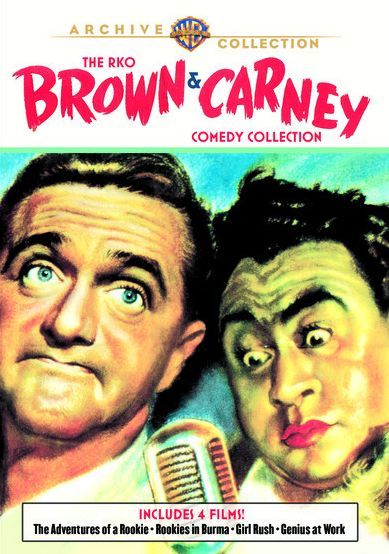 RKO Brown & Carney Komediekollektion (2-disc) – Sort/Hvid DVD