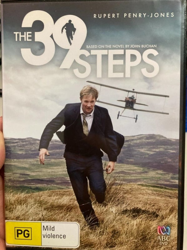 De 39 trin (2008) - Thriller med Rupert Penry-Jones DVD