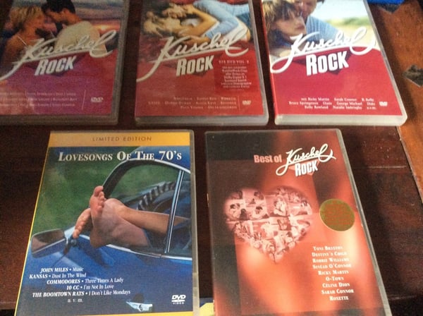 KuschelRock Oasis Sade Spandau Ballet Roxette Creed Duran Dido 10CC DVD