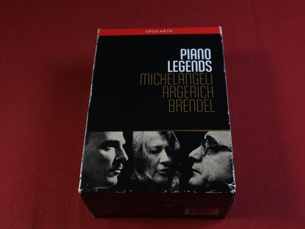 Michelangeli, Argerich, Brendel: Piano Legends – 6 DVD:n Boksi