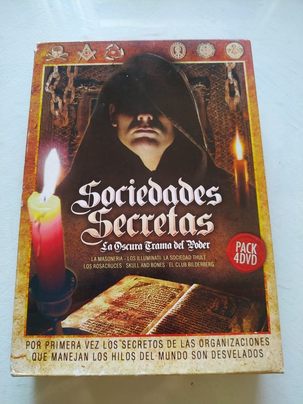 Secret Societies Dark Power Plot - 4 DVD:n Boksi Secret Societies Dark Power Plot - 4 DVD:n Boksi