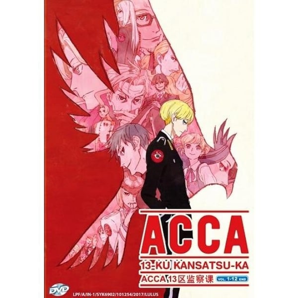 ACCA 13-Ku Kansatsu-ka Anime DVD (Vol. 1-12)