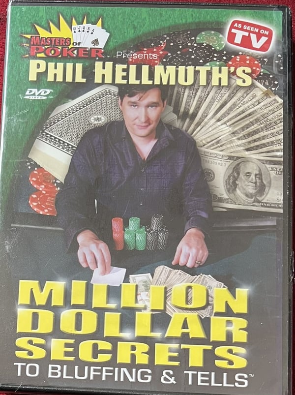 Masters of Poker: Phil Hellmuths Million Dollar Secrets Til Bluffing & Tells DVD