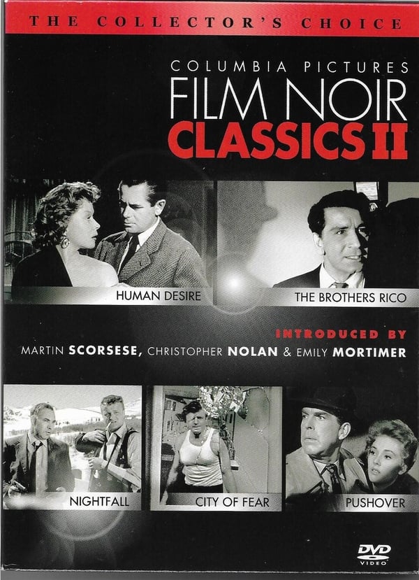 Columbia Film Noir Classics v2 – Fem Film på DVD