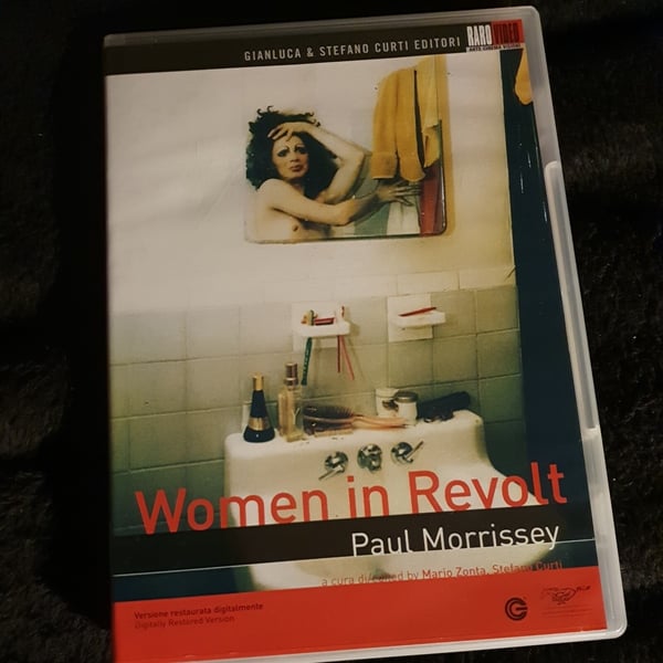 Women in Revolt DVD (1971) Candy Darling, Jackie Curtis