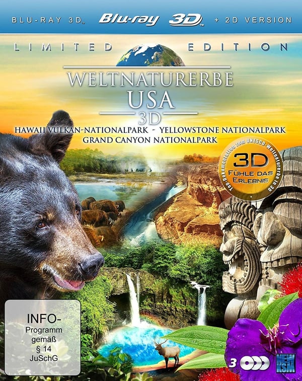 World Heritage USA 3D Original DVD