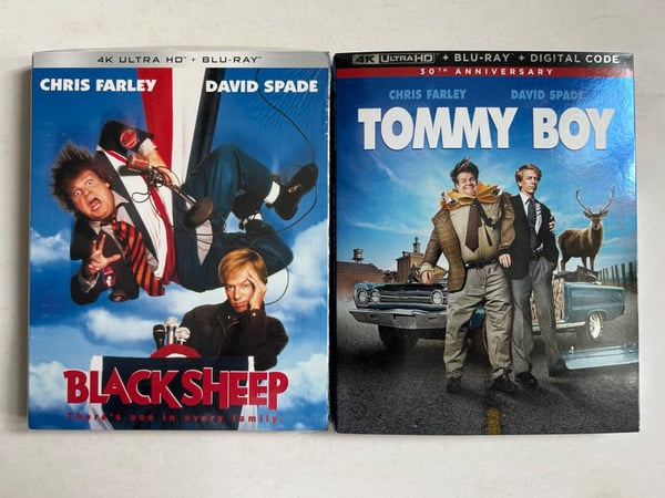 Black Sheep & Tommy Boy 4K Ultra HD Blu-ray Chris Farleylla