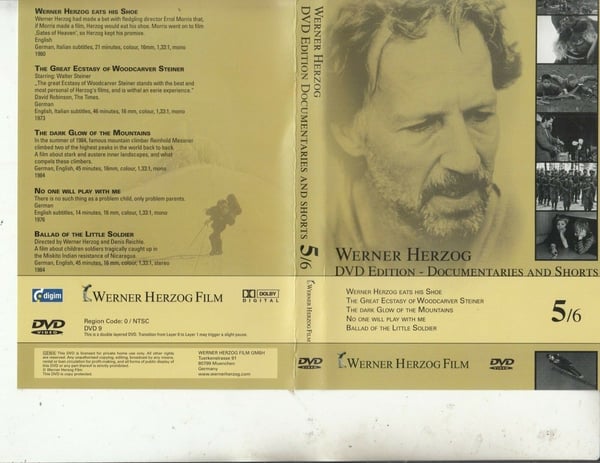 Werner Herzog: Dokumentarer og kortfilm (5/6 Edition) DVD