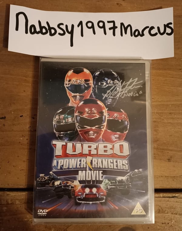 Turbo: A Power Rangers Movie (Signert av Blake Foster) (DVD)