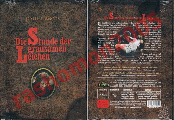 Hunchback of the Morgue med Paul Naschy, Javier (DVD)