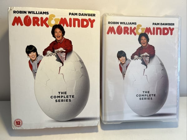 Mork & Mindy: Komplett TV-Serie Samling 1-4 (15 DVD-er, 95 Episoder)
