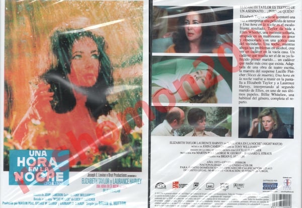 Night Watch Una Hora en la Noche (1973) Elizabeth Taylor OOP DVD