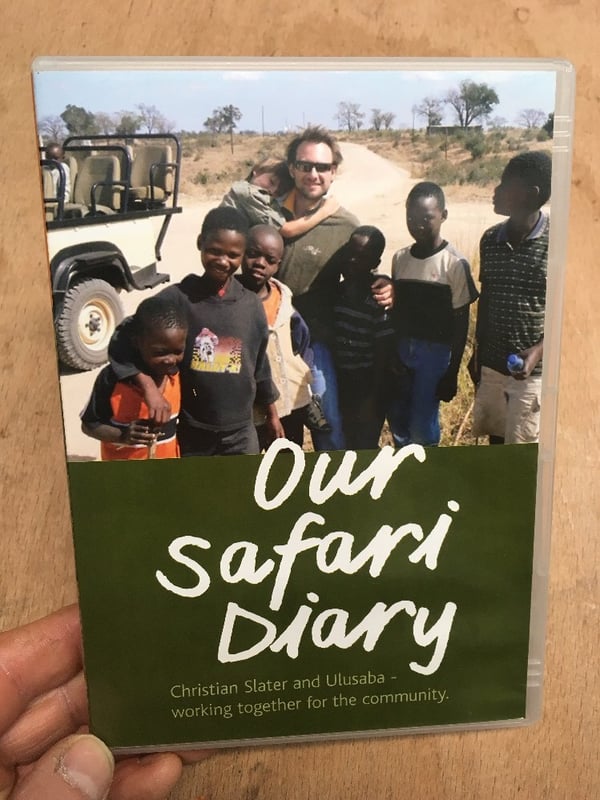 Our Safari Diary: Christian Slater Ulusaba Game Reserve (Signert DVD)