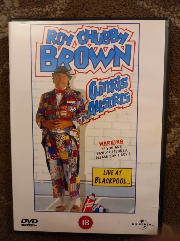 Roy Chubby Brown: Clitoris Allsorts RATED 18 Stand Up Comedy DVD